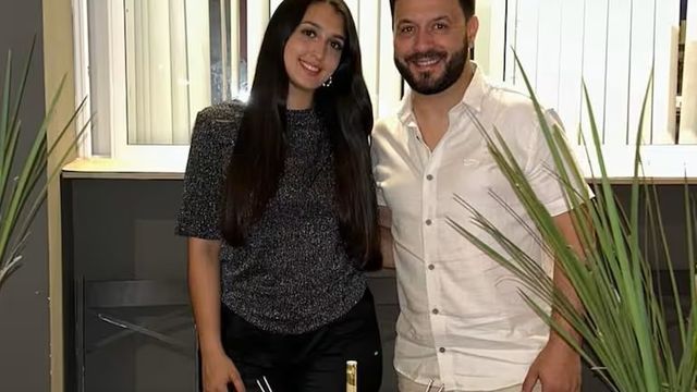 Lucas Sugo y su hija Florencia