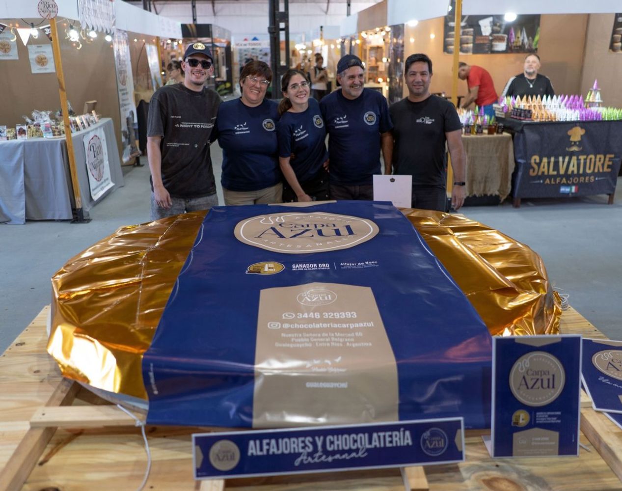 Chocolatería Carpa Azul. Familia Blanco Fernández.