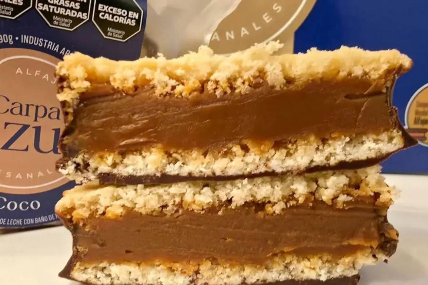 Alfajor Carpa Azul.
