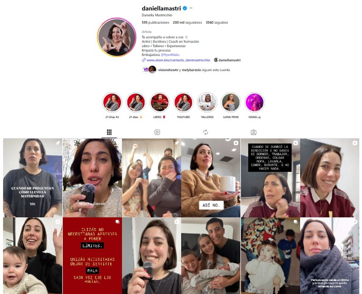 Daniella Mastricchio en la actualidad.