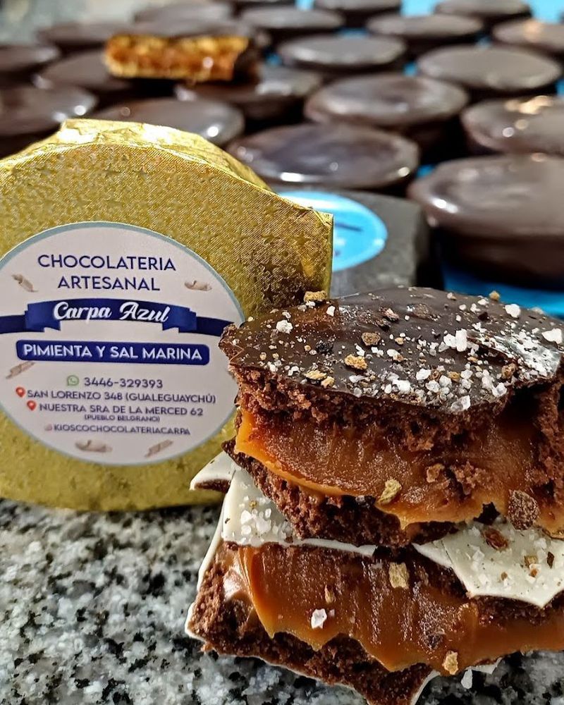Alfajor Carpa Azul.