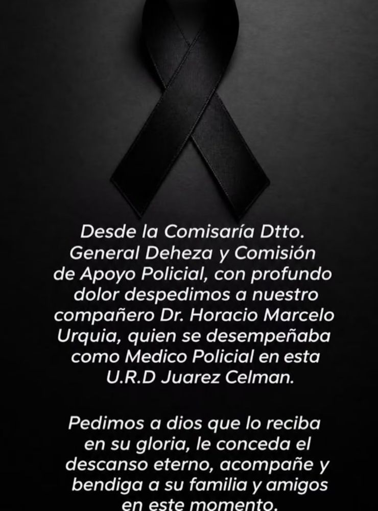 Las despedidas para el reconocido médico.