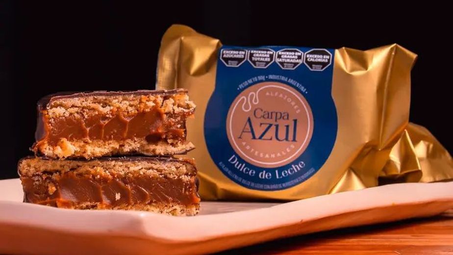 Alfajor Carpa Azul.