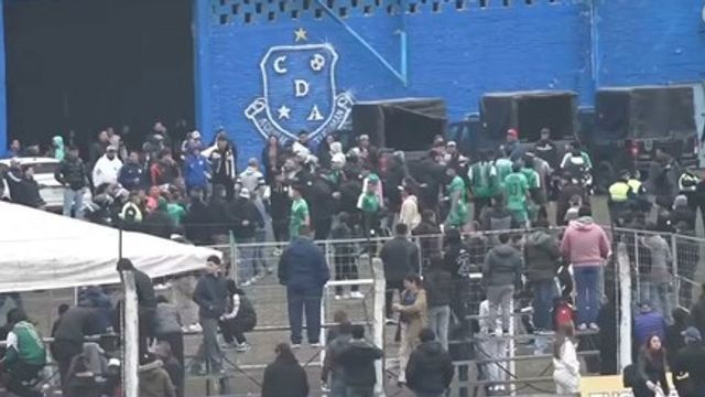 El jefe policial adelantó que la reanudación del partido podría jugarse sin público, a la espera de la decisión de la Liga.
