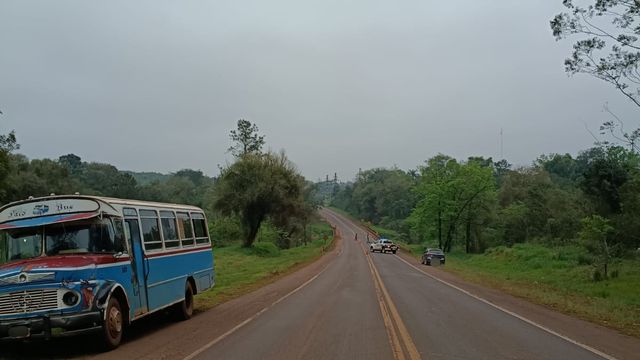 Identificaron al peatón que murió tras ser embestido por un colectivo en la Ruta 12, en Wanda.