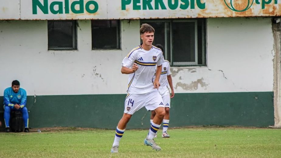 El joven de Arroyito que es parte de las inferiores de Boca como lo hizo su padre