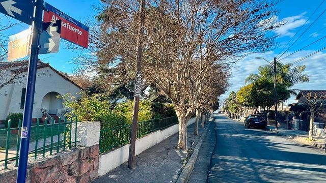 Finalizó la repavimentación de calle Almafuerte en Villa Suiza.