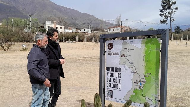 Se renovó la cartelería temática del predio arqueológico ubicado en El Mollar, Tafí del Valle.