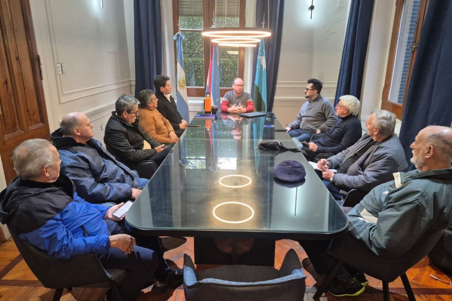 Reunión/inundaciones.