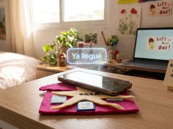 Fácil y seguro: un sticker NFC que avisa por WhatsApp cuando llegas a casa