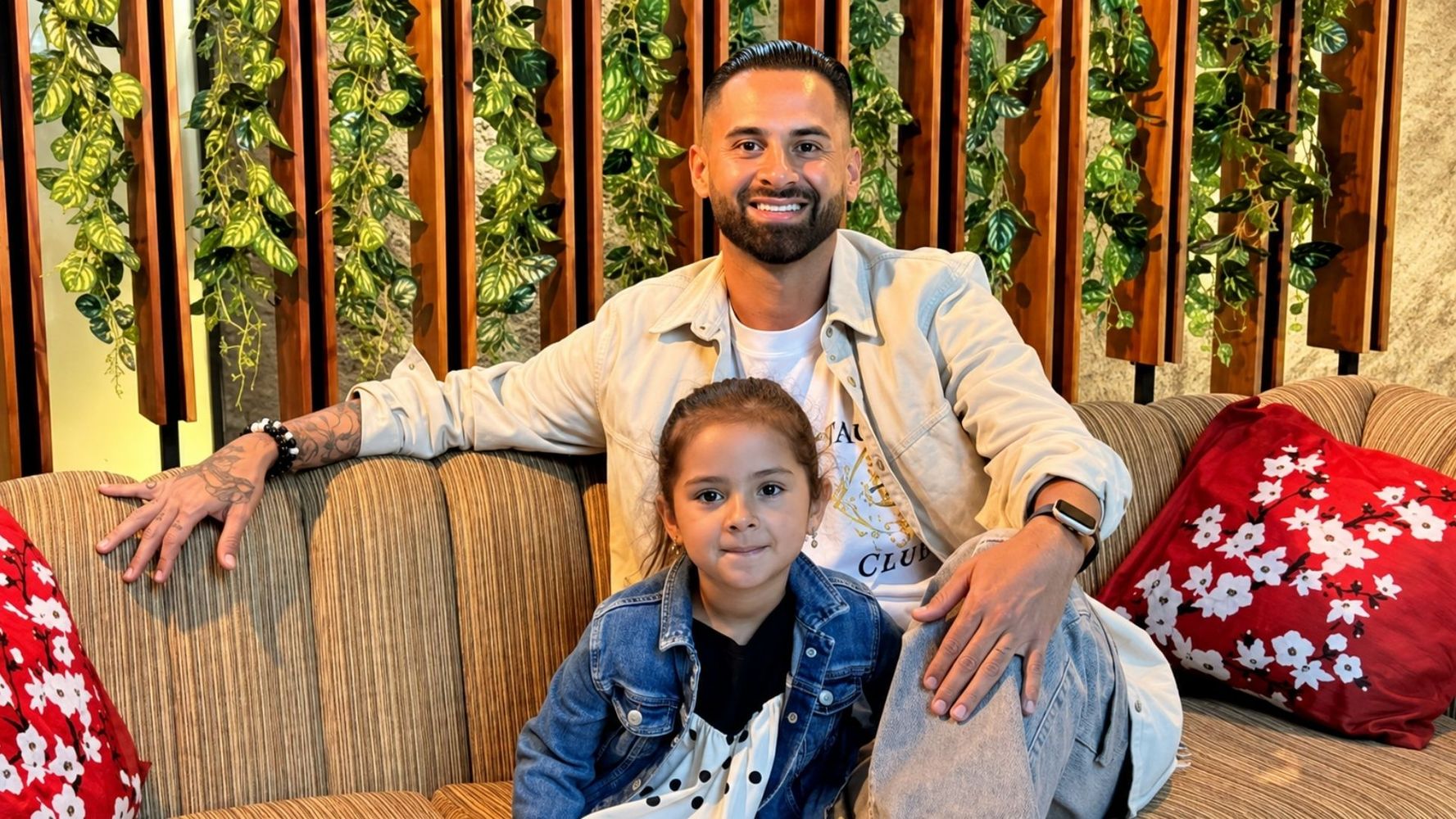Lucas Trejo recordó a su hija, que murió en el terremoto de Venezuela.