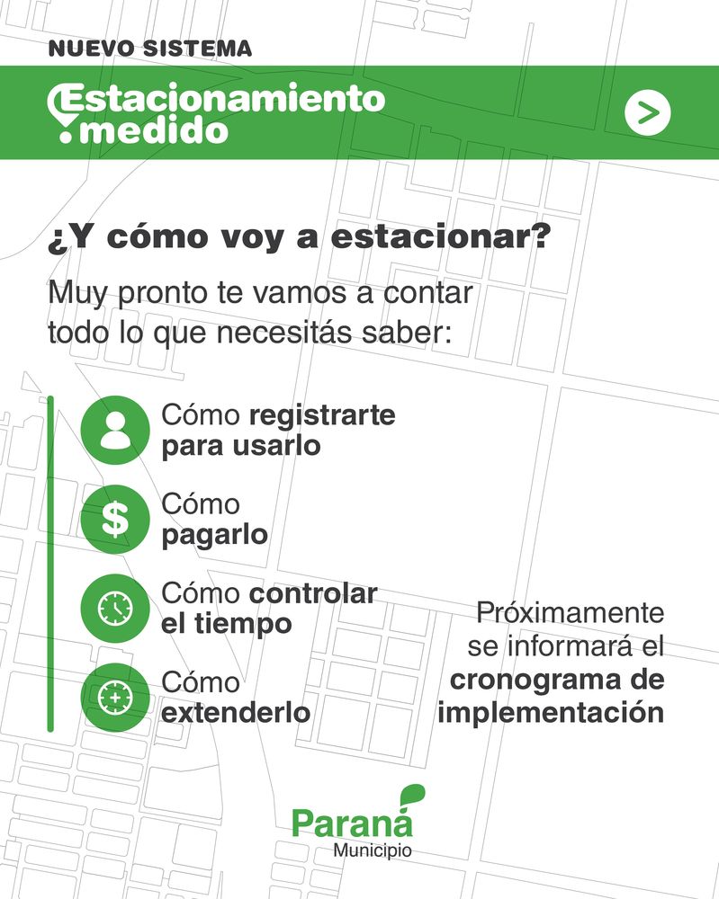 Paraná adjudicó el nuevo Sistema de Estacionamiento Medido: cómo funcionará y qué cambios se vienen.