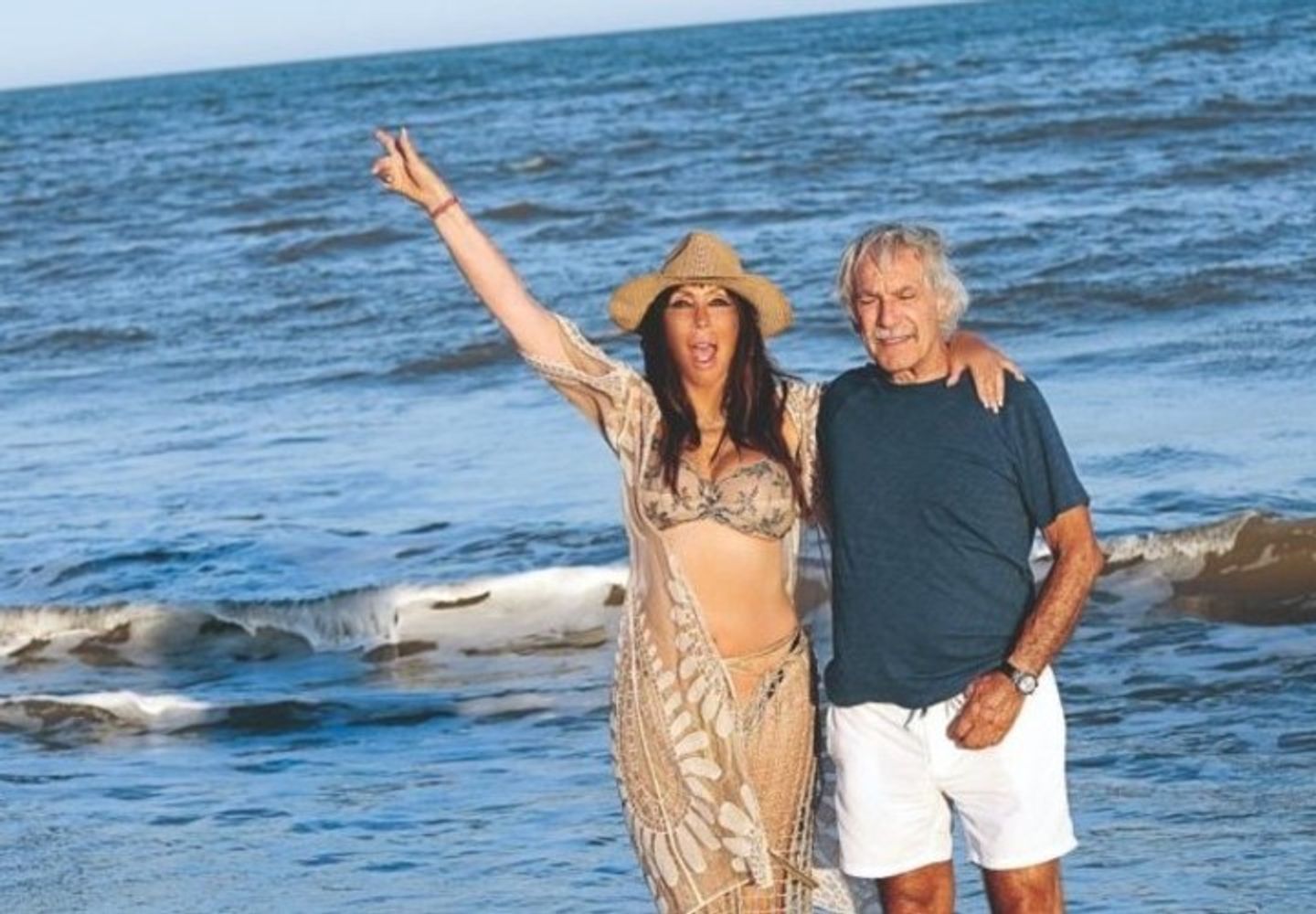 Moria y Pato Galmarini, la historia de amor