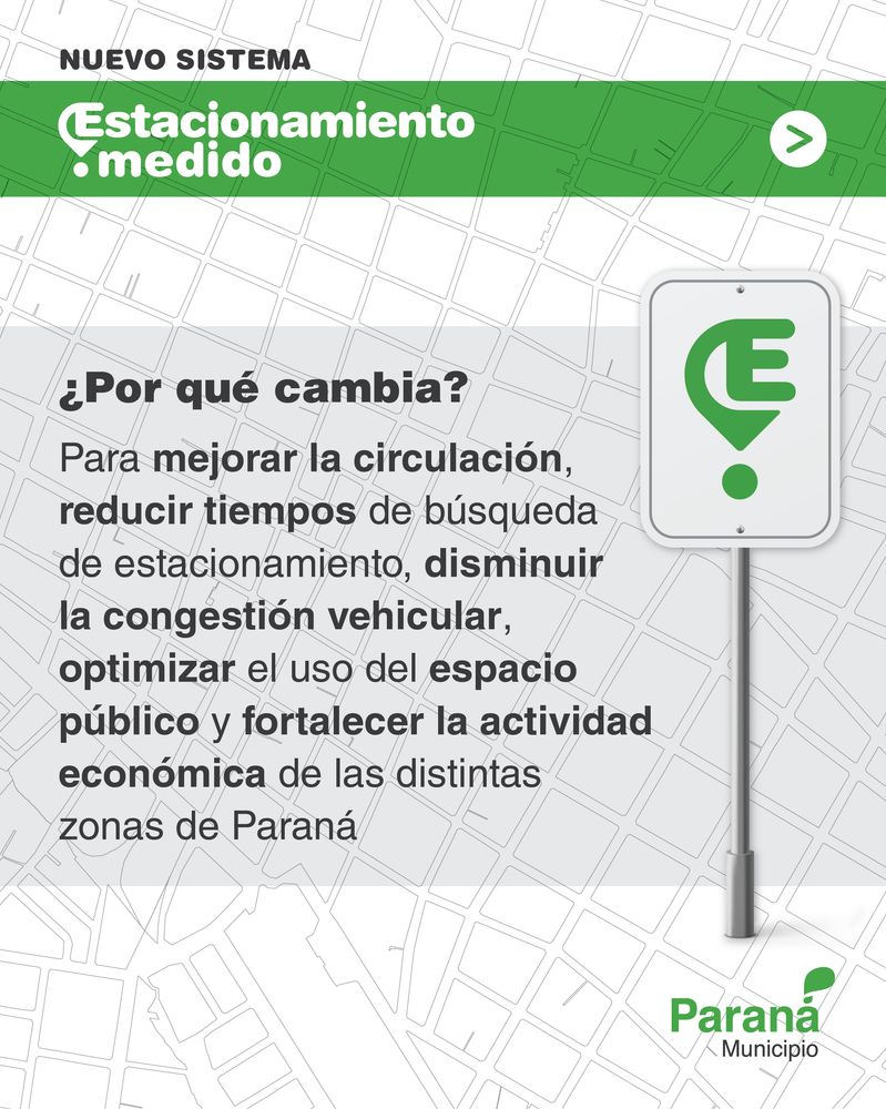 Paraná adjudicó el nuevo Sistema de Estacionamiento Medido: cómo funcionará y qué cambios se vienen.