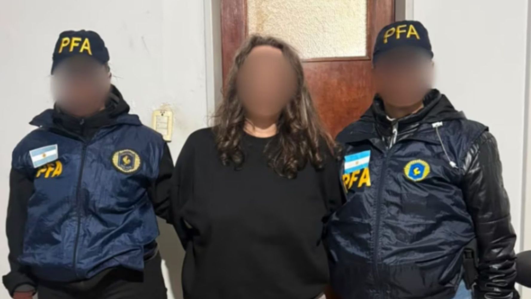 Detuvieron a la mujer.