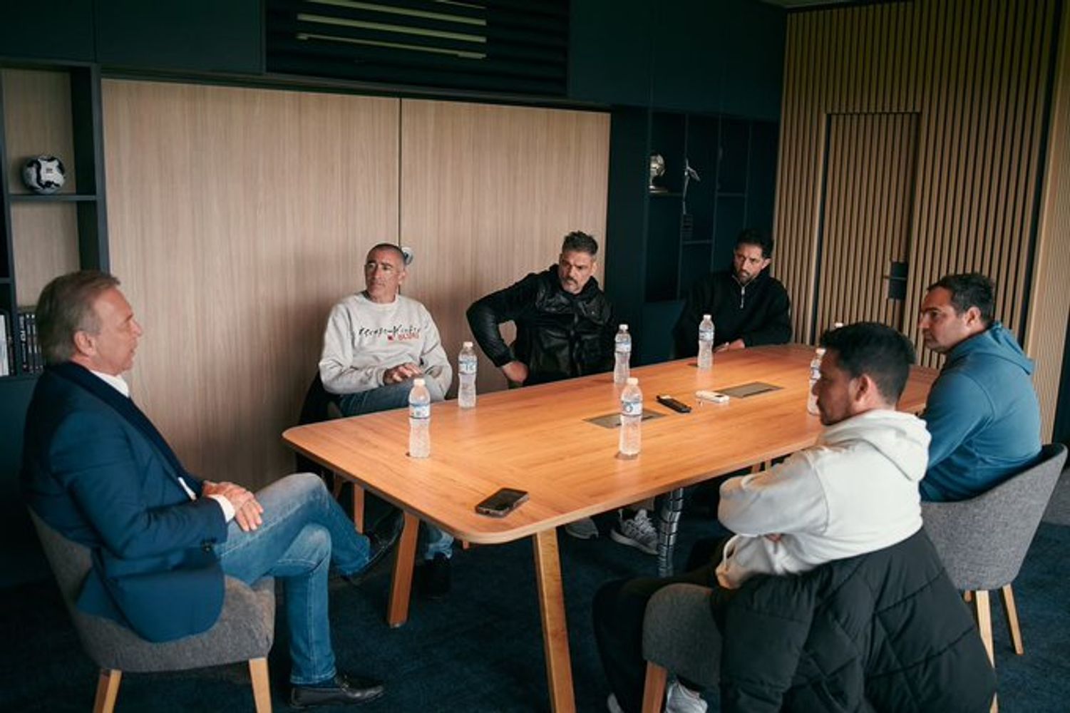 Andrés Fassi se reunió con históricos de Talleres.