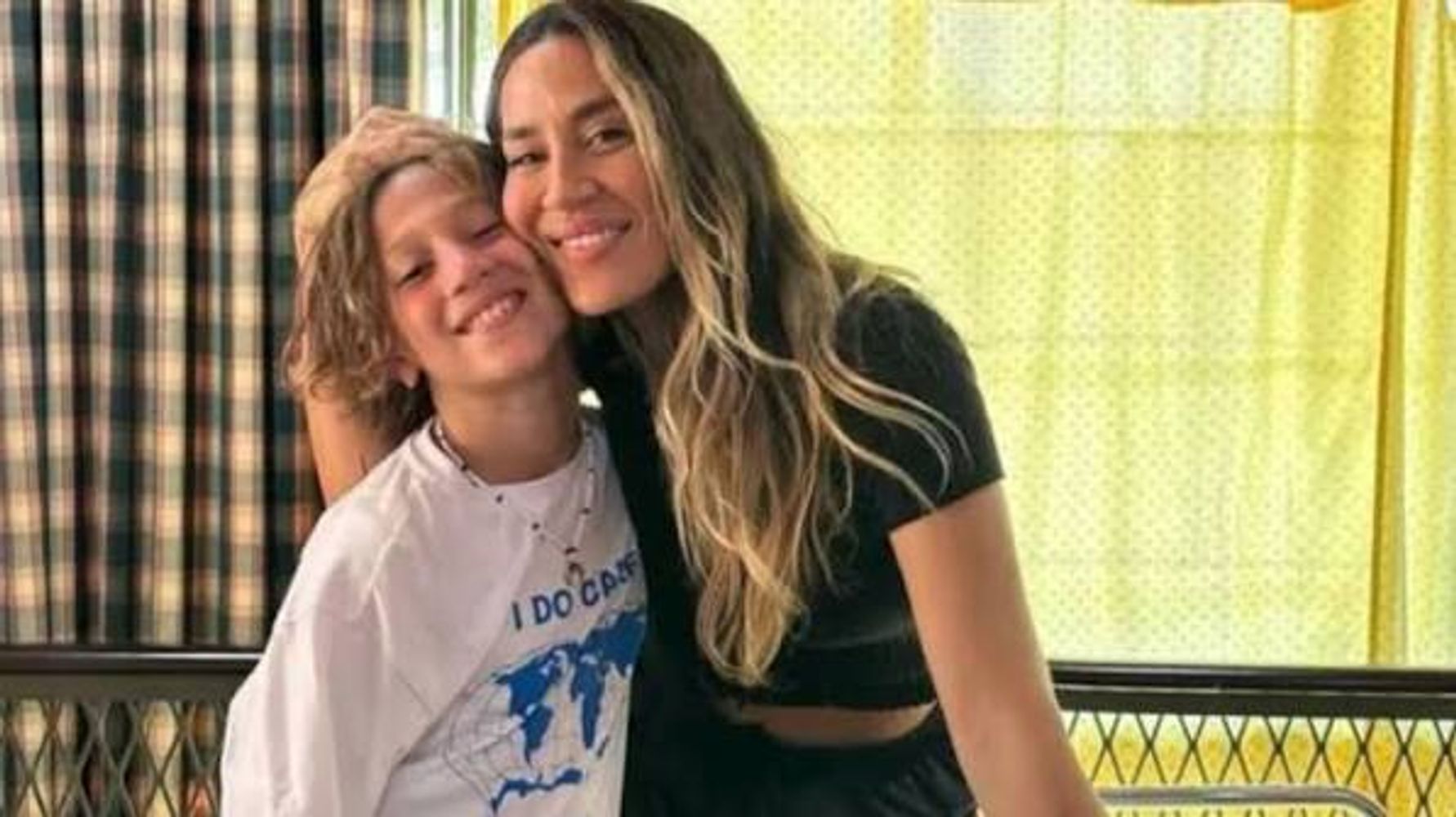 Jimena Barón y Momo.