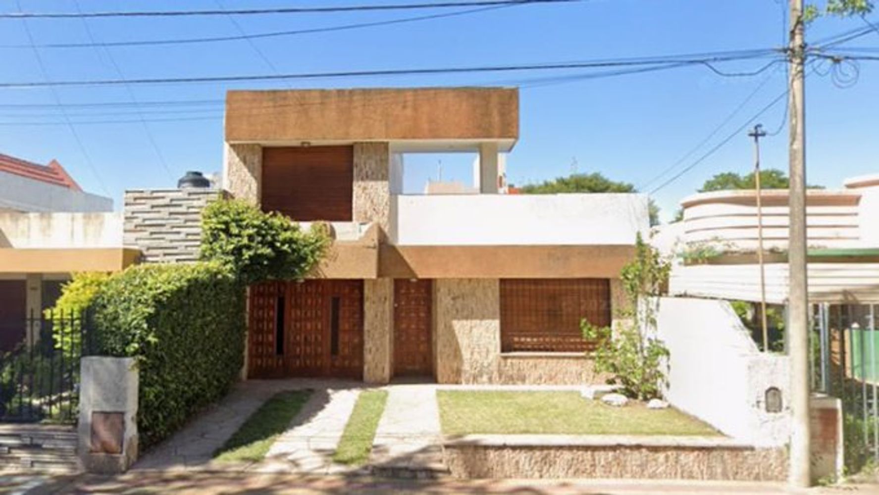 La vivienda en Río Cuarto donde se produjo el hallazgo.