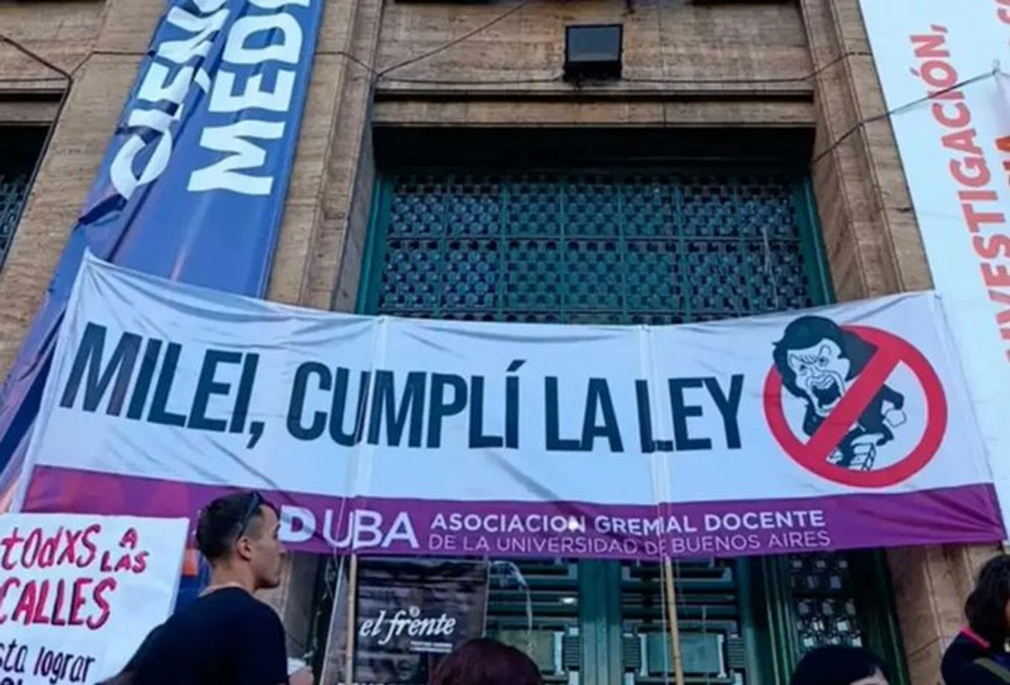 Paro universitario nacional por 48 horas.