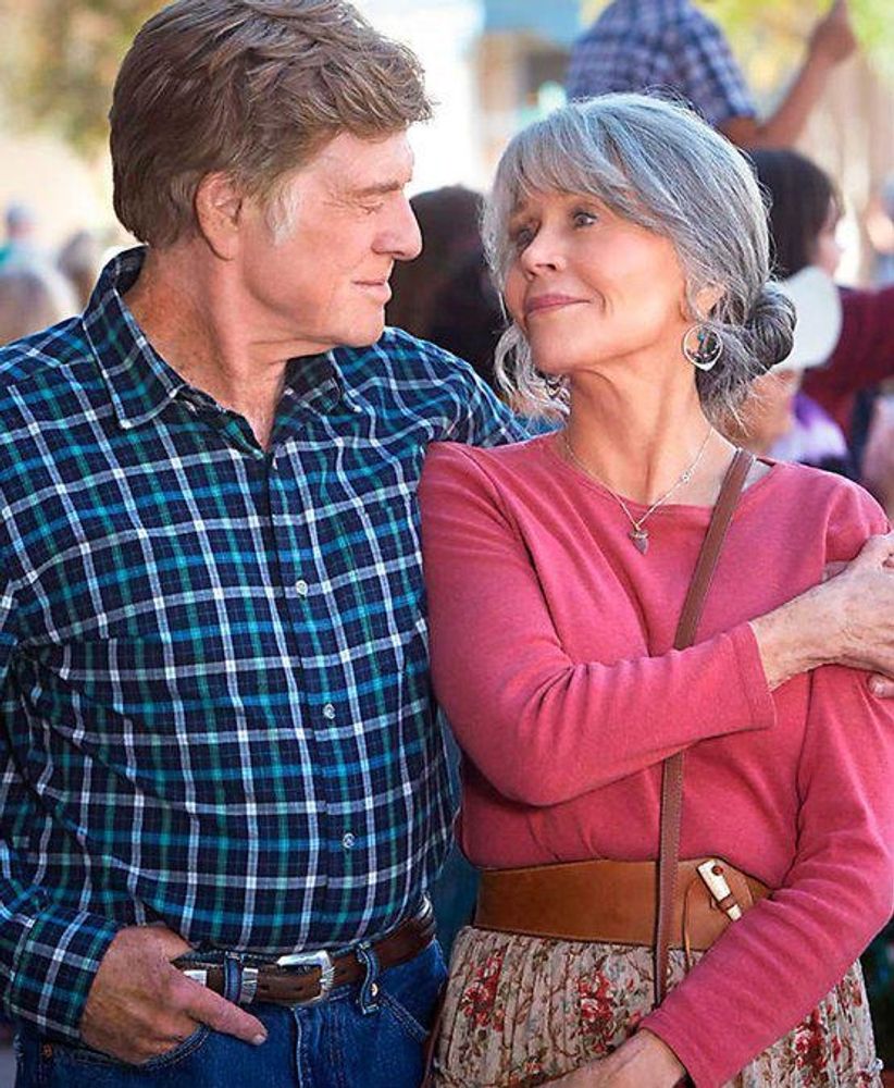 Jane Fonda y Robert Redford volvieron a compartir pantalla en esta producción.