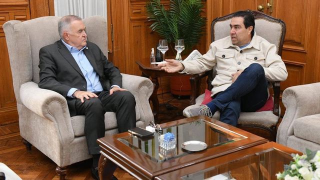 Jaldo se reunió con el presidente subrogante de la Legislatura para repasar la agenda de Gobierno