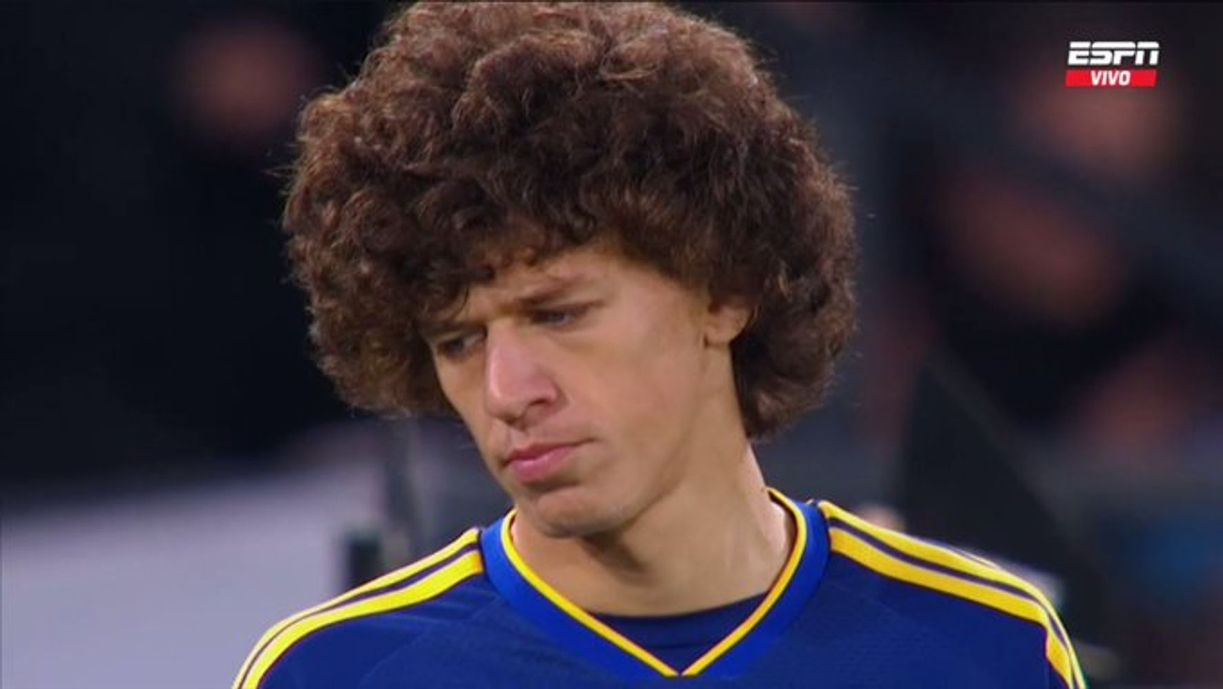 El juvenil de Boca, Facundo Herrera, a quien apodaron "Jagger" por el parecido con el legendario cantante británico.