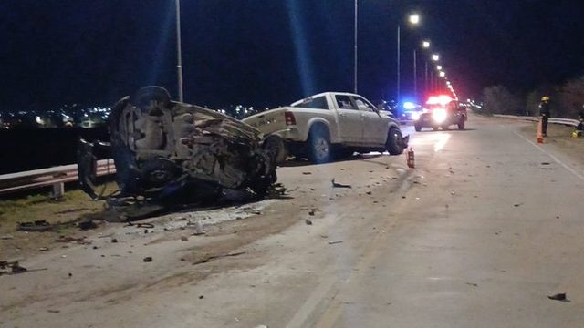 Siniestro vial fatal en cercanías de Alta Gracia, con tres personas muertas.