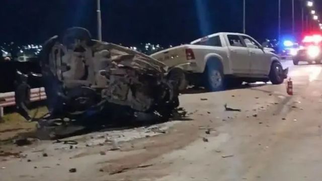 Murieron cuatro personas en un choque frontal en Córdoba. 