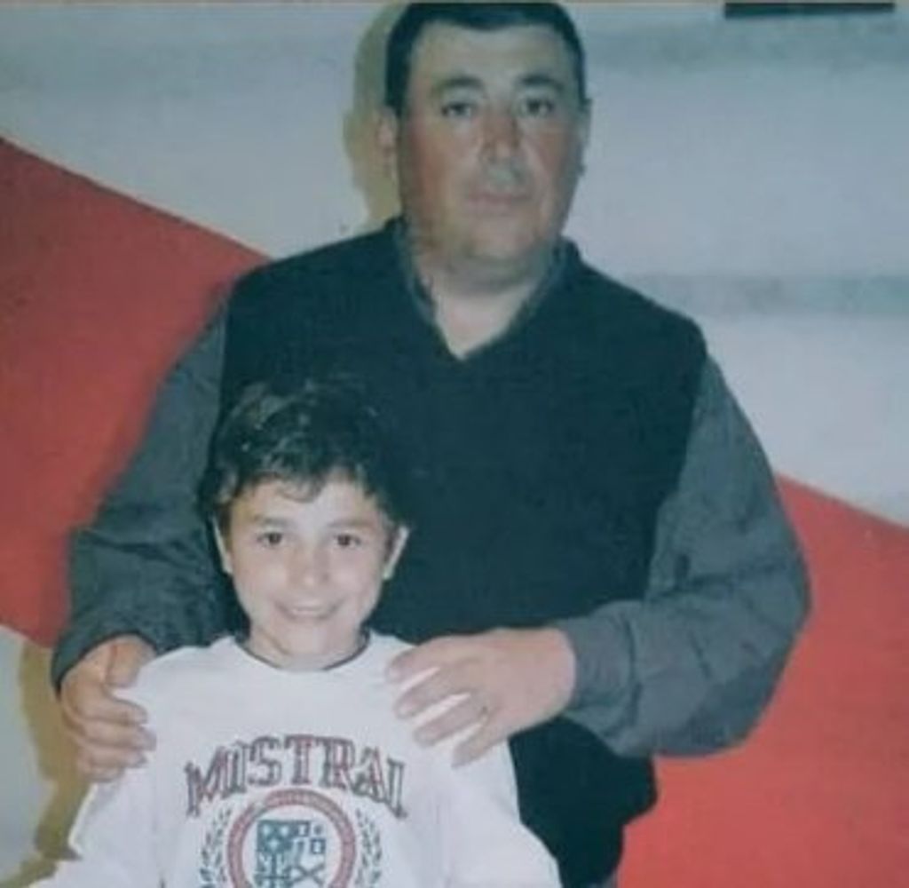  Hugo Rafael Varas con Julián Álvarez en sus inicios.