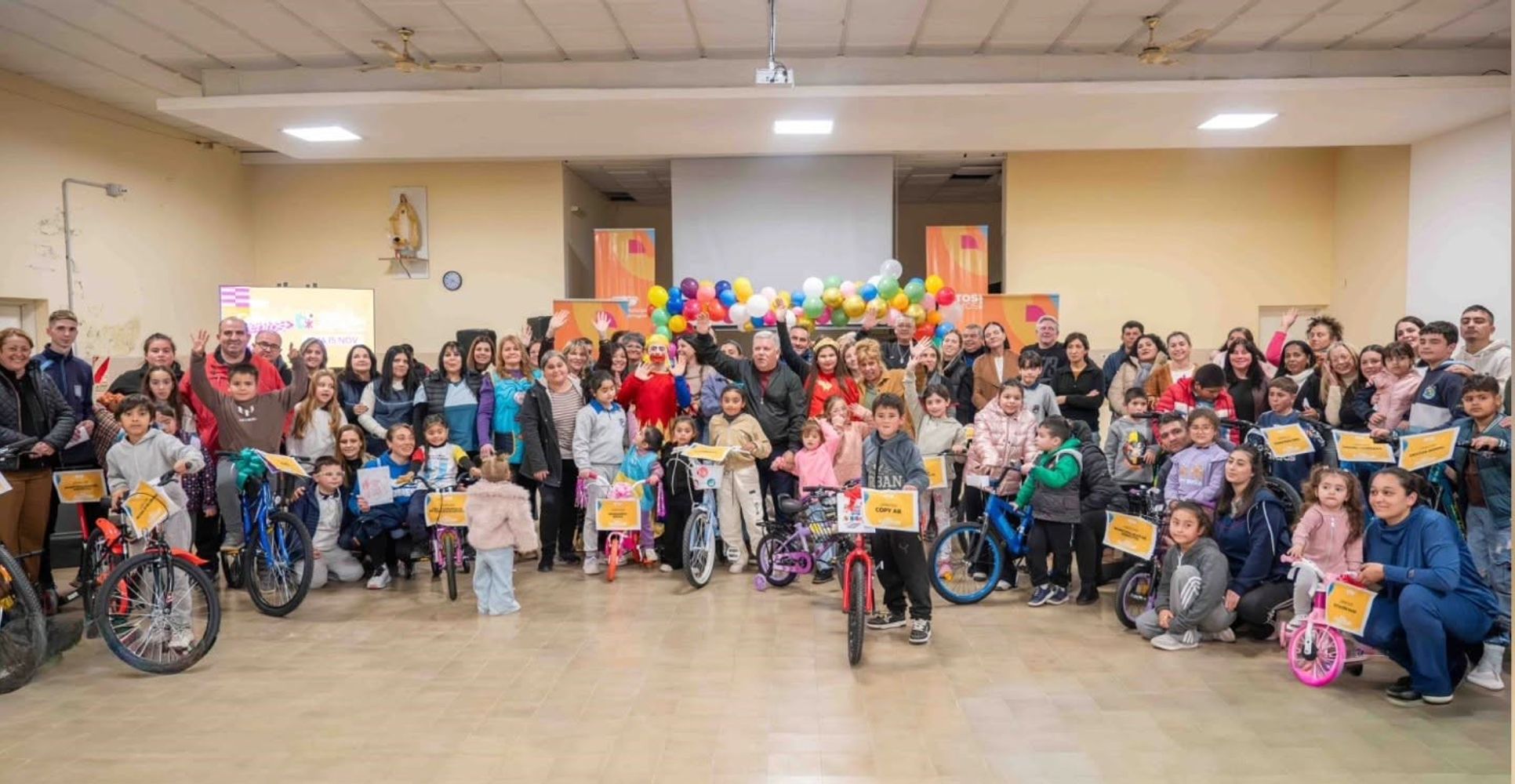 En el Mes de las Infancias el Municipio de Arroyito entregó por sorteo de 27 bicicletas