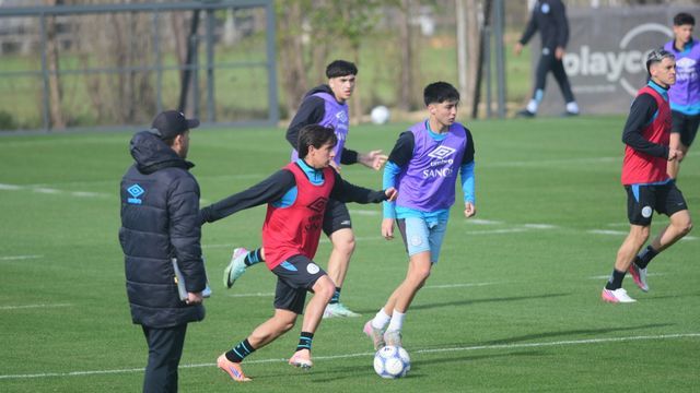 Entrenamiento de Belgrano en Villa Esquiú.