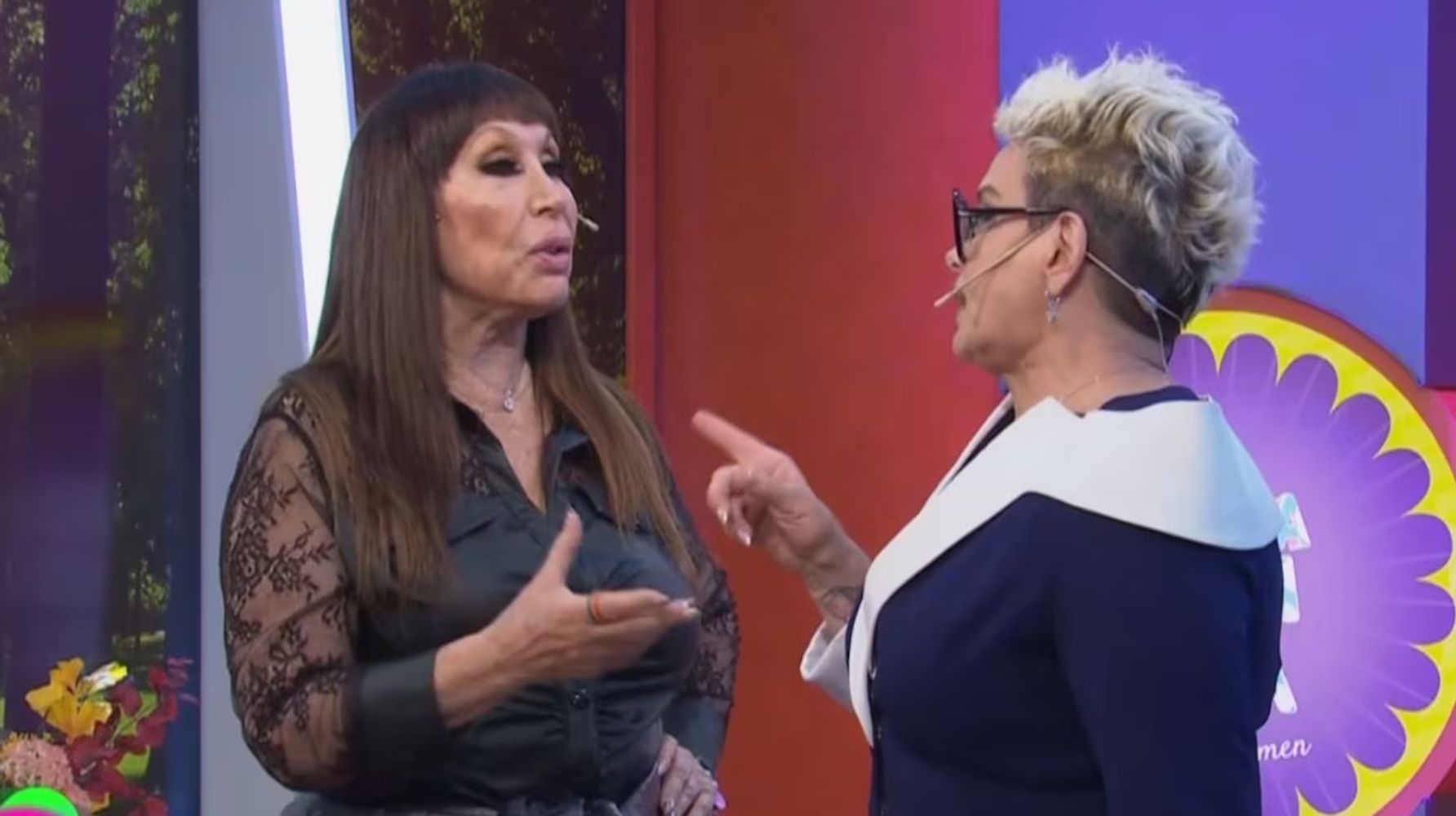Moria Casán y Carmen Barbieri.