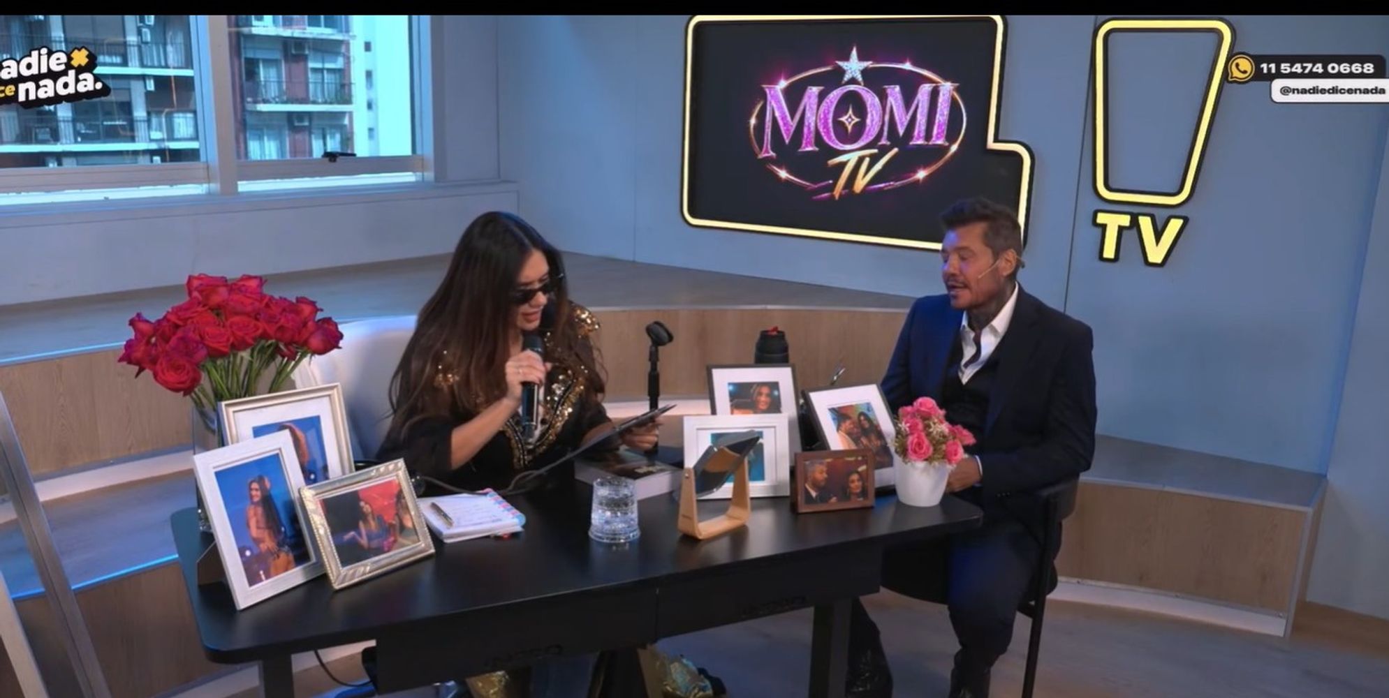 Marcelo Tinelli y Momi Giardina