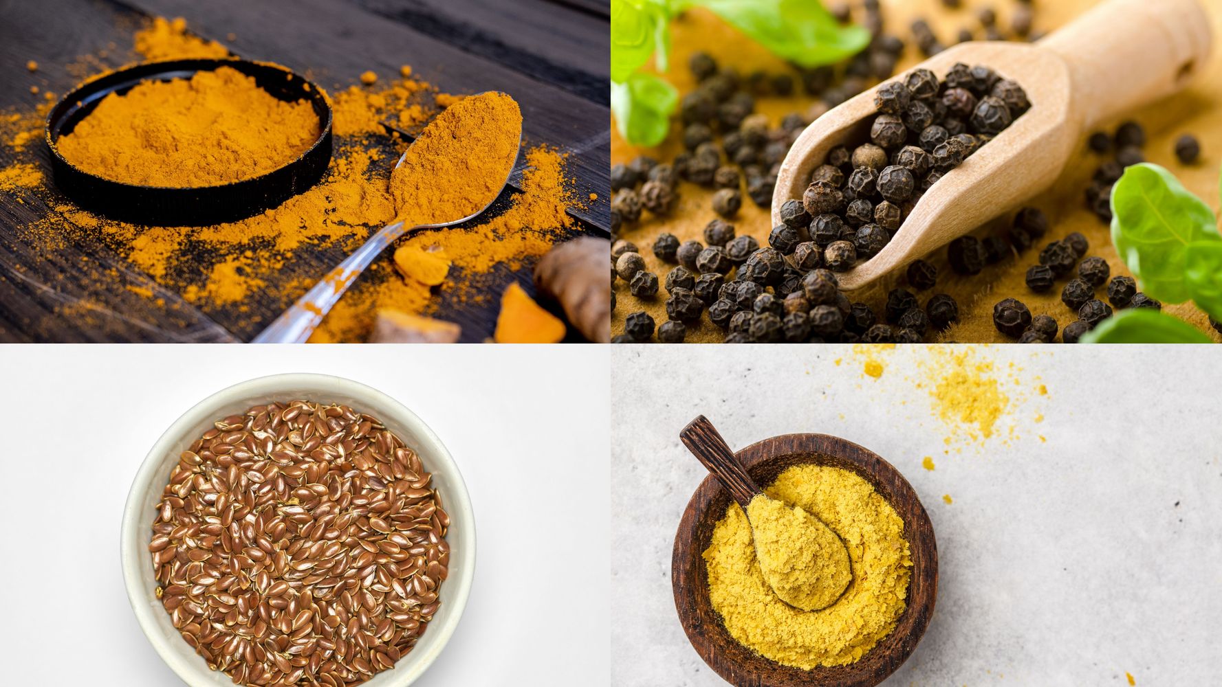 Los cuatro ingredientes del aderezo.