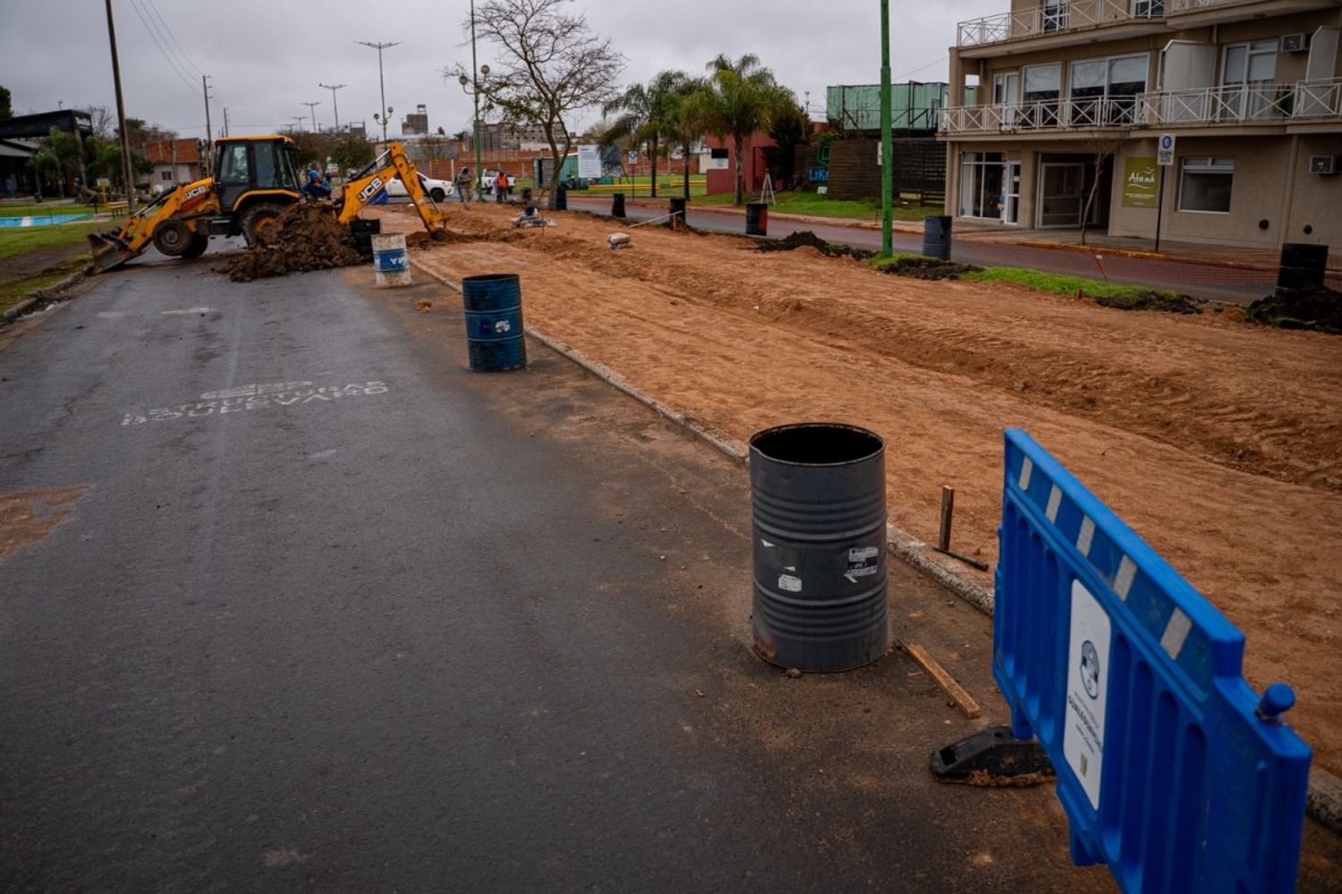 Plazoletas renovadas.