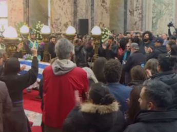 Natalia Oreiro, León Gieco, Ricardo Mollo y Dante Spinetta, en el adiós a Rubén Rada: música y baile, como él quería