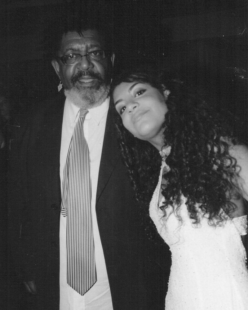 Negro Rada y su hija menor