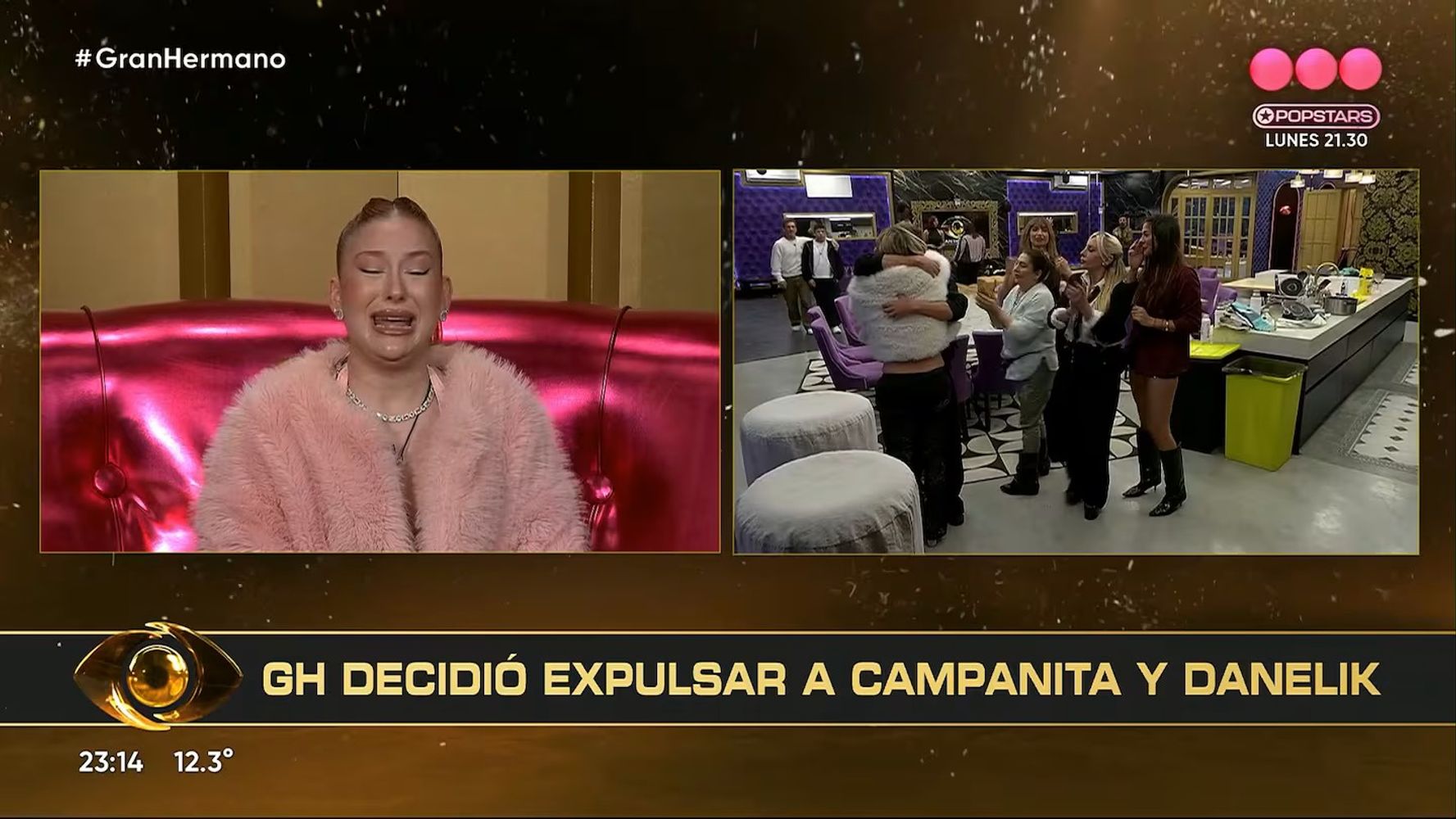 Campanita fue expulsada y entró una seguridad a buscarla