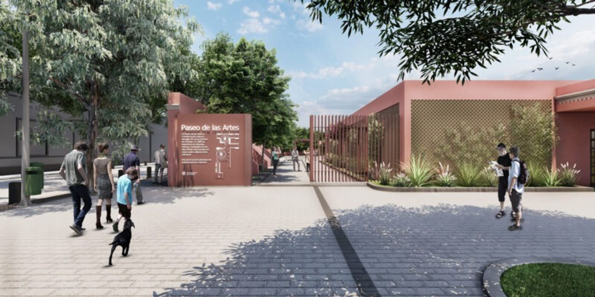 El renovado Paseo de las Artes de Córdoba.