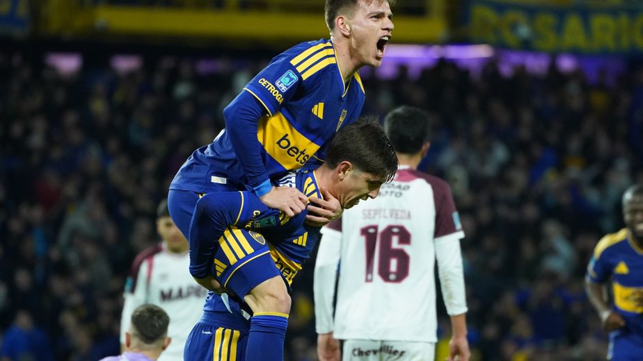 Boca lo ganó en la última del partido ante Lanús, por la infalible ley del ex