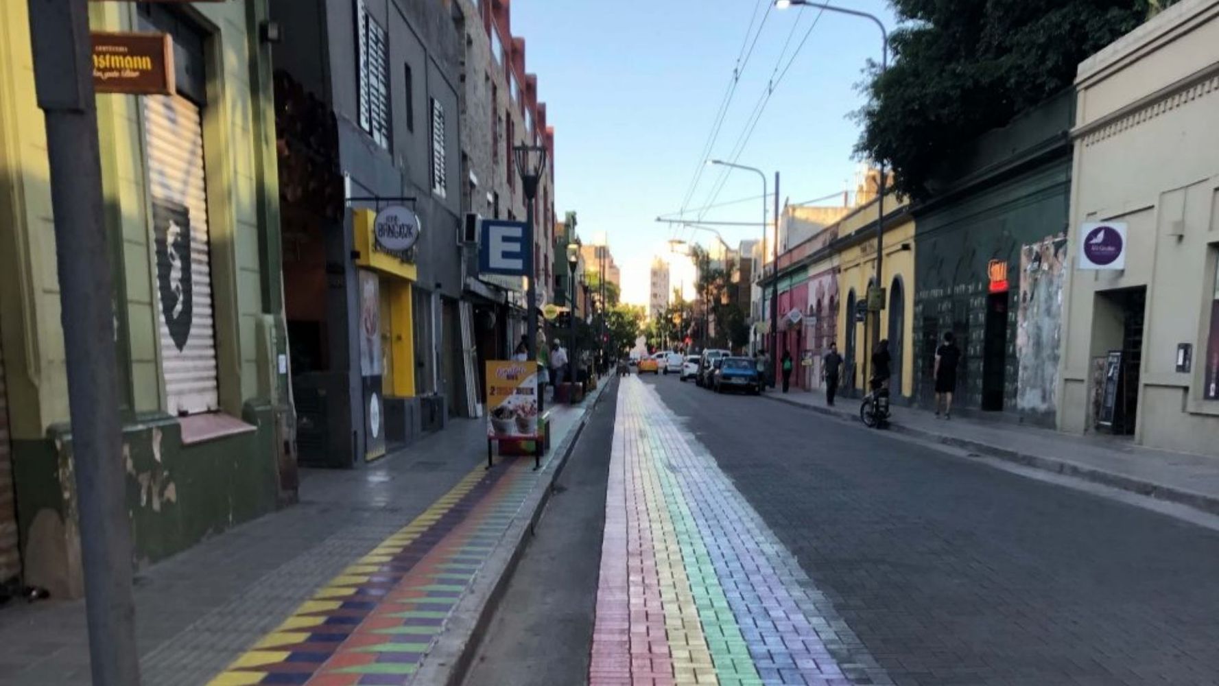 Comerciantes y vecinos de Güemes preocupados por las obras. 