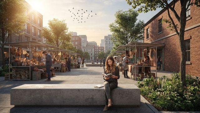 Las obras en Güemes, ciudad de Córdoba.