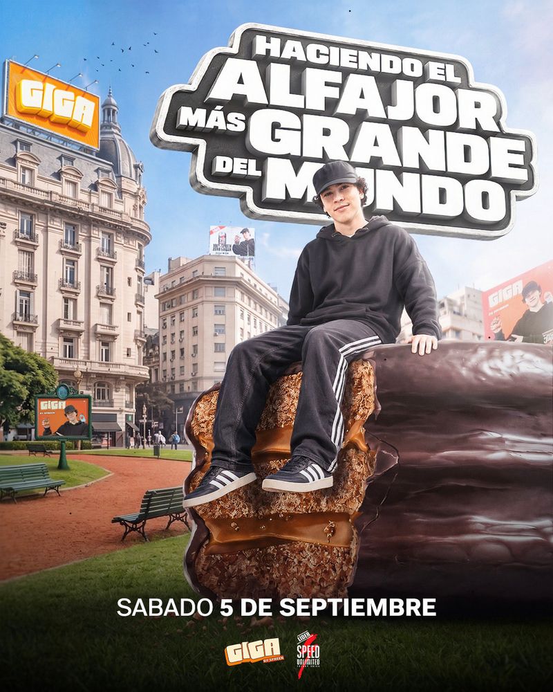 Spreen hará "el alfajor más grande del mundo" en Buenos Aires: cuándo y cómo participar