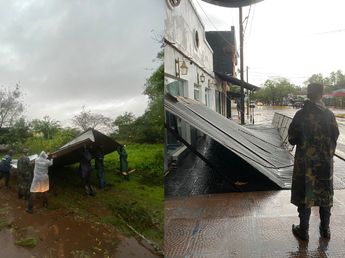 Temporal en Misiones: relevaron daños y asistieron a vecinos en El Soberbio, Roca y Corpus