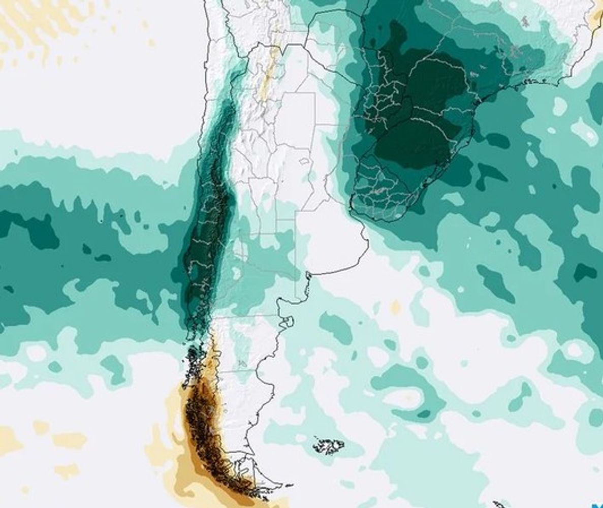 Anomalías en la precipitación media mensual proyección agosto 2026.