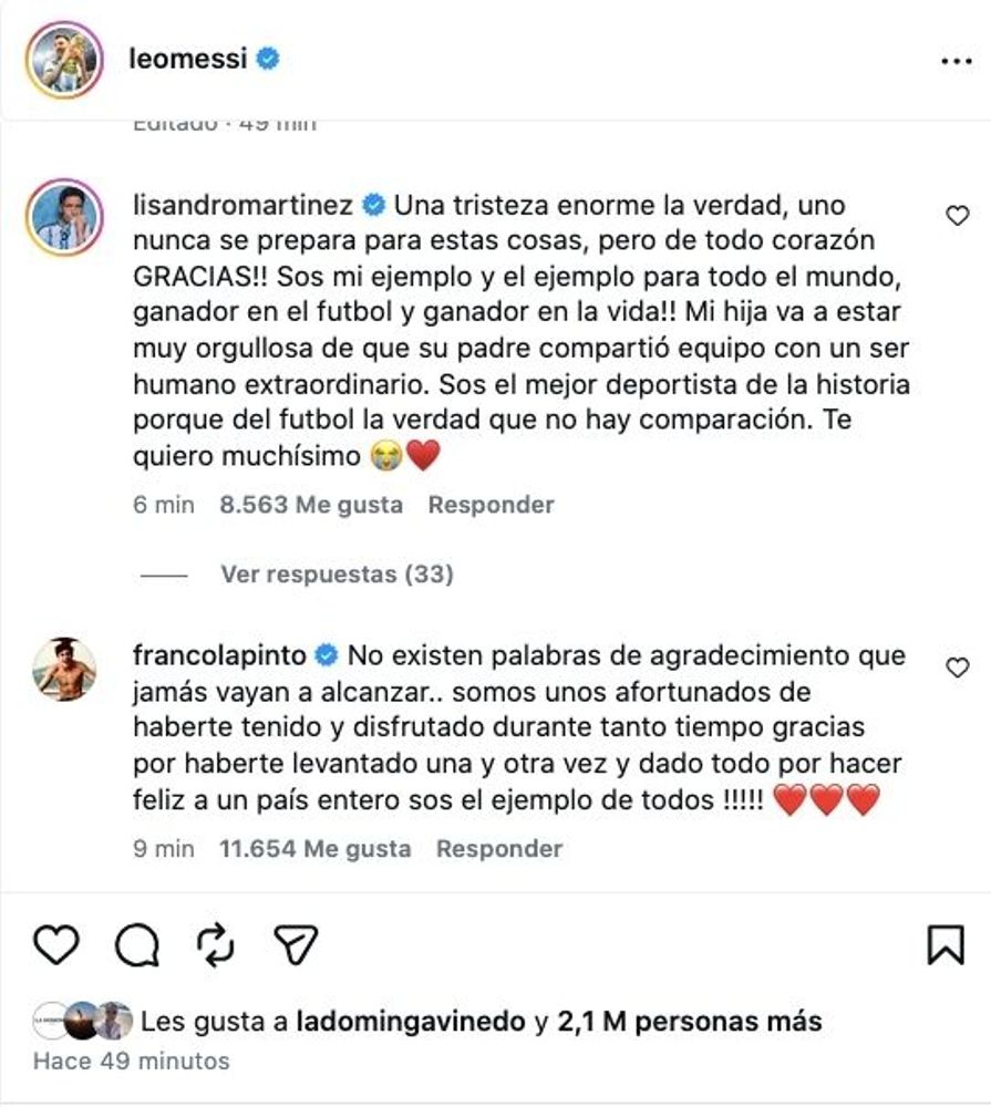 Messi/Licha Martínez.