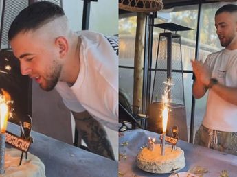 Así fue el íntimo festejo de cumpleaños de J Rei a pesar de la detención de Callejero Fino