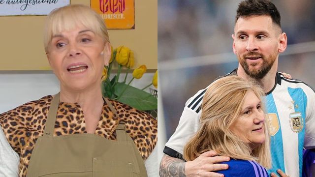 Claudia Villafañe recibió un mensaje en vivo de Celia, la mamá de Messi