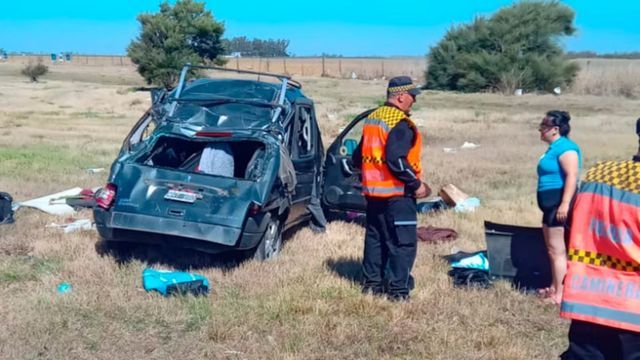 Murió un hombre en la autopista Córdoba-Rosario.