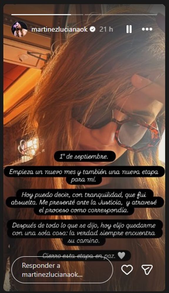 Luciana Martínez contó cómo sigue la causa